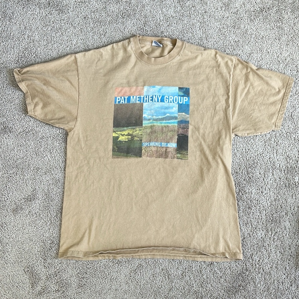 Vintage Pat Metheny Group 2002 Speaking Of Now World Tour Tee / size XL